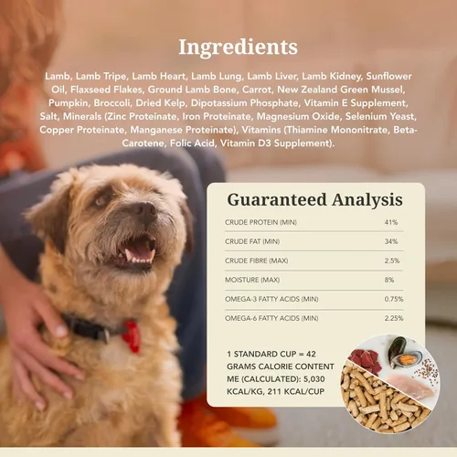 Miniatura 7 de K9 Natural - Alimento liofilizado para perros sin granos - Cordero, 4 libras