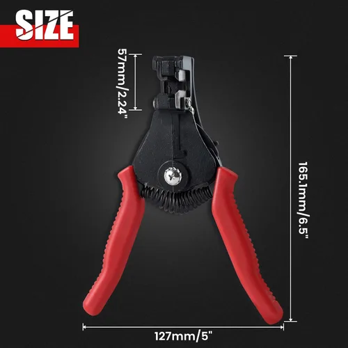 Miniatura 3 de Pelacables automático, resistente y automático, pelacables, pelacables de precisión, multifuncional, herramienta de pelado de cables para cables