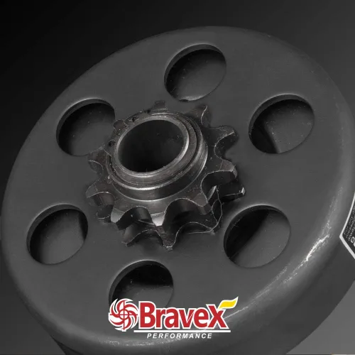 Miniatura 7 de Embrague Centrífugo Go Kart Embrague Motor Depredador Mini Bicicleta Baja 3/4" Pulgadas Bore 10 Dientes 10T para Cadena #40/#41/#420 6.5HP - Mejora