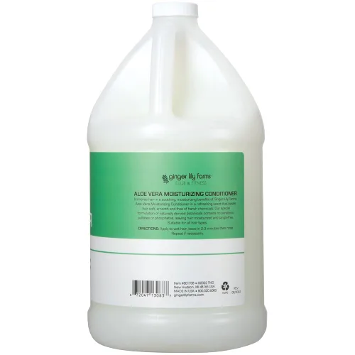 Miniatura 2 de Ginger Lily Farms Club & Fitness - Acondicionador hidratante para cabello seco, 100% vegano y libre de crueldad, aroma a aloe vera, repuesto de 1