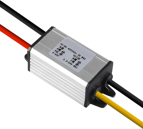 Miniatura 4 de Convertidor de voltaje de 8 V, 22 V a 3 V, 15 V CC, resistente al agua, CC reductor, regulador de voltaje, 3 A, convertidor de fuente
