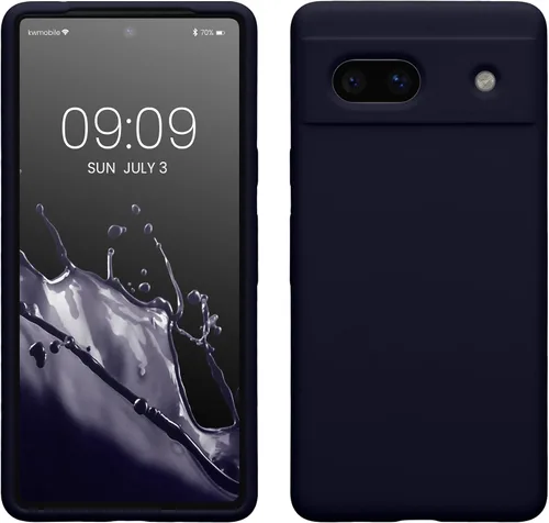 Miniatura 328 de kwmobile Funda Compatible con Google Pixel 6 Pro - Funda de Teléfono de Silicona TPU con Acabado Suave - Azul Caribe