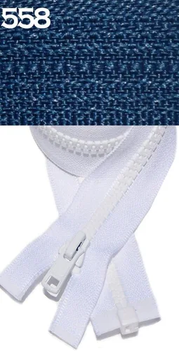 Miniatura 8 de YKK Cremallera Vislon de 22 pulgadas, 5 separadores de plástico moldeado, peso medio por cada uno (color seleccionado) (rosa azafrán - 806)