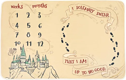 Miniatura 7 de Harry Potter Body para bebé y manta mensual de 4 piezas para recién nacido