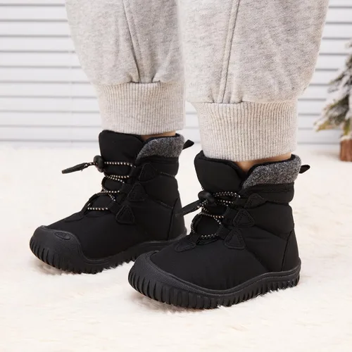 Miniatura 150 de BMCiTYBM Botas de nieve de invierno para bebés y niños pequeños, de piel sintética, cálidas, antideslizantes, zapatos para primeros pasos