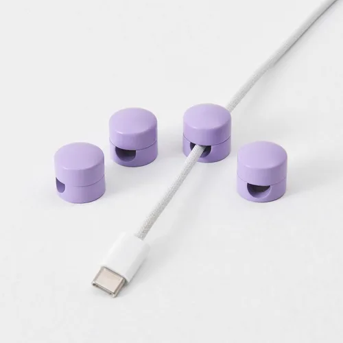 Miniatura 10 de BRIGHTTIA Clips para cables, gestión de cables de latón de alta calidad para el hogar, la oficina y el automóvil, organizador multiusos para cables