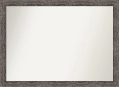 Miniatura 184 de Amanti Art Espejo personalizado, espejo de baño gris plomo a rayas, espejo de pared o espejo de tocador de baño sobre el fregadero