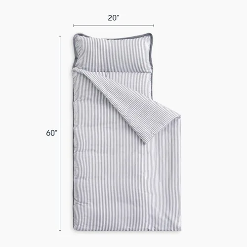 Miniatura 2 de Wake In Cloud - Toddler Nap Mat with Pillow and Blanket, 100% Cotton Fabric, for Kids Boys Girls Ages 3 Plus in Daycare Kindergarten Preschool