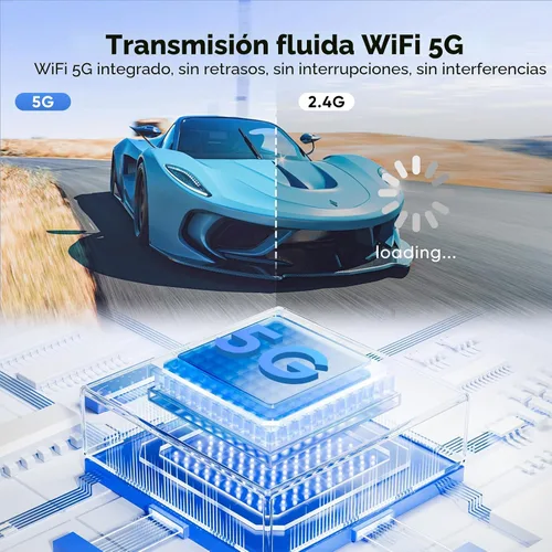 Miniatura 5 de Transmisor y receptor HDMI inalámbrico 328FT/100M, decodificación 4K salida 1080P extensor HDMI inalámbrico, 2.4G/5G Plug&Play portátil inalámbrico