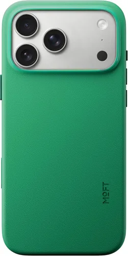 Miniatura 46 de MOFT Funda para iPhone 17 Pro, funda MOVAS a presión, compatible con MagSafe, piel vegana suave al tacto, diseño minimalista clásico, ligera