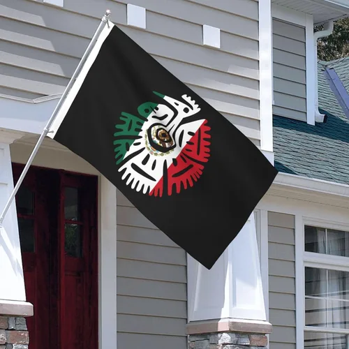 Miniatura 19 de Bandera de 3 x 5 pies, calendario azteca mexicano de doble cara, letrero grande para pared, dormitorio, sala de estar, decoración colgante de casa