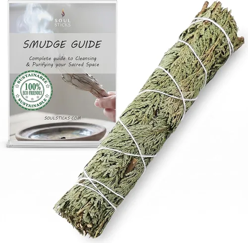 Miniatura 6 de Soul Sticks Paquete de 1 barra de manchas de salvia negra, 9 pulgadas, bendición de la casa de salvia floral, limpia la casa y la energía negativa