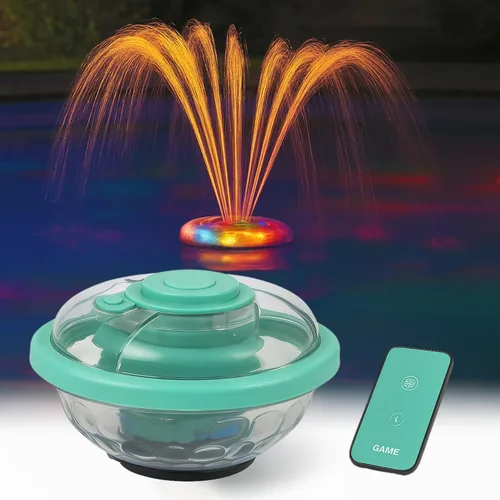 Miniatura 9 de GAME Luces de piscina 23600-BB Show de luz subacuática y fuente con piezas remotas y accesorios, azul