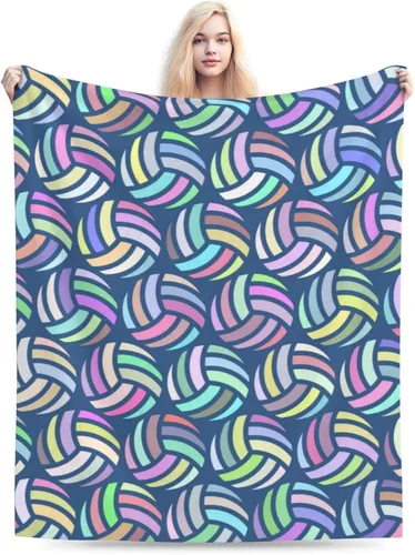 Miniatura 3 de Manta morada con patrón divertido de pelota de golf, ropa de cama suave, cálida y acogedora, manta de franela de vellón de felpa, regalos para niños