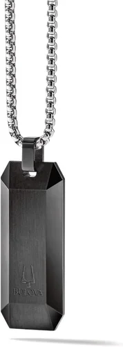 Miniatura 3 de Bulova Jewelry Men's Precisionist Diamond Pendant Necklace with Box Chain