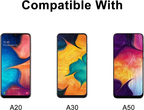 Miniatura 7 de Funda híbrida para Samsung Galaxy A30, A50, a prueba de golpes, de plástico duro y absorción de golpes, de goma, para Samsung Galaxy A30, A50S