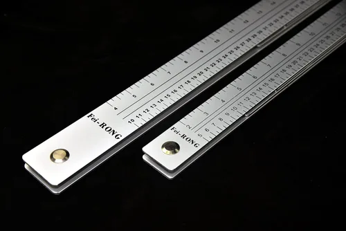Miniatura 3 de FEIRONG Herramientas de Escuadra de Carpintero 3 en 1, Regla Triangular de 7 Pulgadas, Regla en Forma de L de 10 Pulgadas y Lápiz de Carpintero