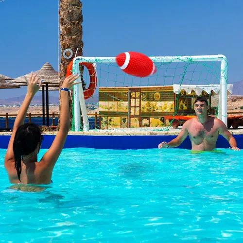 Miniatura 7 de Hiboom Fútbol de piscina para piscina, fútbol acuático impermeable para pasar bajo el agua, regate, juguetes de piscina con relleno de agua