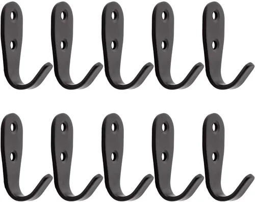 Ganchos de pared resistentes, ganchos de rosca de acero inoxidable para colgar abrigos, plantas, toallas, llaves, sombreros, ganchos impermeables