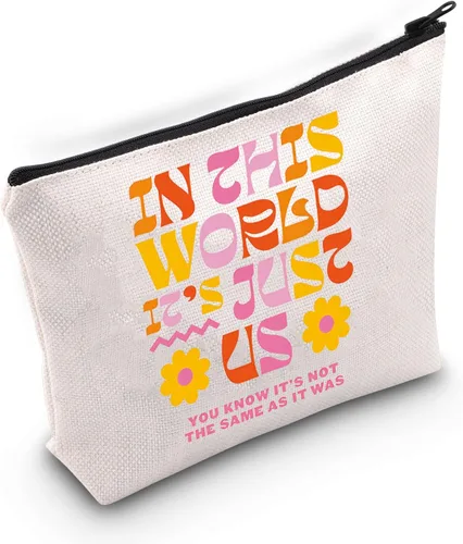 BLUPARK Bolsa de maquillaje inspirada en el cantante, álbum de mercancía para cantante, bolsa de maquillaje para cantante, regalo para fanáticos de