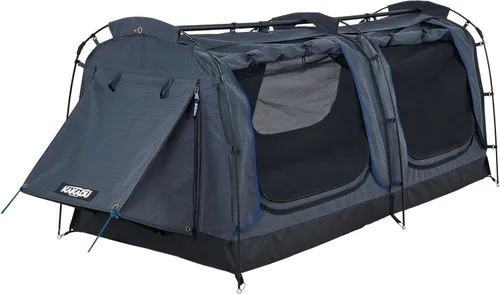 Kakadu - Tienda de campaña de lona para 1 persona, tienda de campaña de polialgodón australiano, para todas las estaciones, impermeable, con colchón