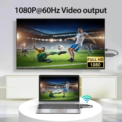 Miniatura 7 de Transmisor y receptor HDMI inalámbrico actualizado 2026 de 328 pies/328.1 ft, salida de decodificación 4k 1080P, Plug & Play portátil 0.08 oz/0.18