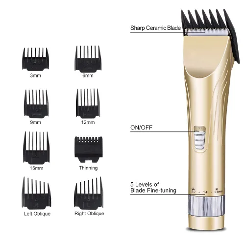 Miniatura 3 de TOPCHANCES Cortadora de pelo para hombre, profesional, inalámbrica, recortadora de barba para hombre, cortadora de pelo para hombres, kit de aseo