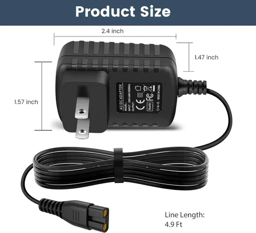 Miniatura 4 de Cargador de 4.5 V para BaByliss PRO FX870 FX788 FX787 FXSSM FX820 FX726 FX825 recortadora de contorno compatible con BaByliss GOLDFX Hair Clippers
