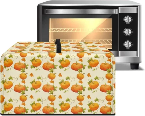 Miniatura 27 de Cubierta para horno de microondas a prueba de polvo, para encimera, freidora de aire, tostadora, horno, para decoración interior del hogar, L, 20.9