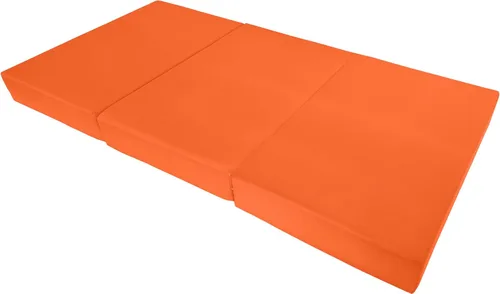 Miniatura 16 de D&D Futon Furniture - Cama de espuma triple plegable, colchón otomano plegable (negro, tamaño individual (6 x 39 x 75)