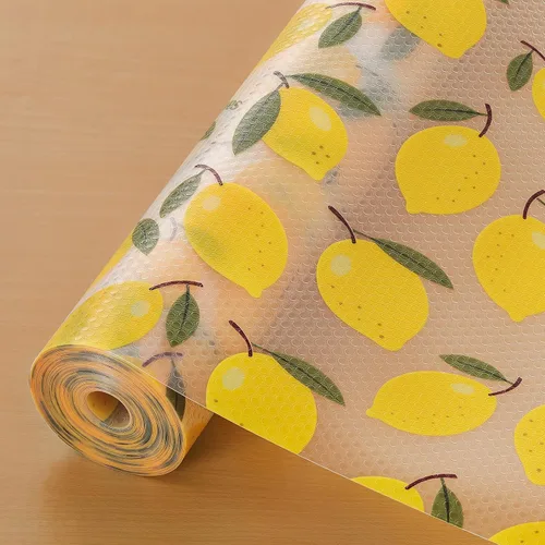 Miniatura 11 de Forro de estante Cooyes, forro para cajones no adhesivo e impermeable, papel para estantes EVA duradero y fácil de cortar para armarios de cocina