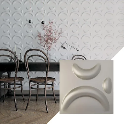 Miniatura 17 de Ekena Millwork WP12X12SEWH 11 7/8 pulgadas de ancho x 11 7/8 pulgadas de alto Sevilla EnduraWall Decorativo 3D Panel de Pared Cubre 0.98 pies Blanco