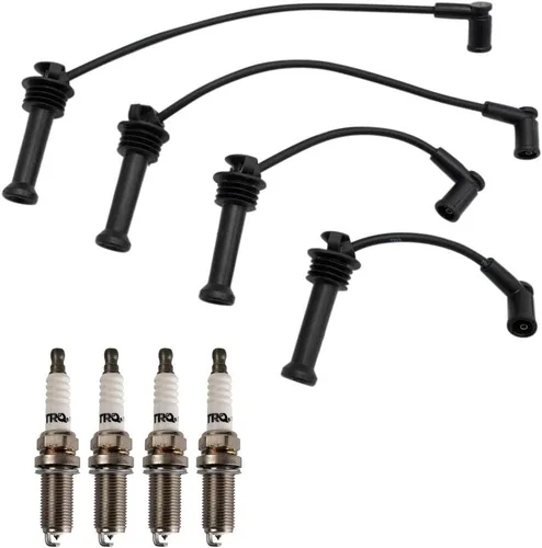 Miniatura 25 de Kit de bujías de chispa TRQ 5 piezas de bujías de iridio Compatible con Acura Integra 1992-2001 1999-2000 Honda Civic 1994-1995 Civic del Sol