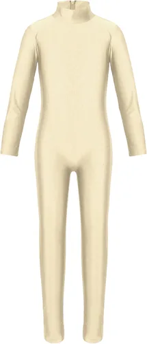 Miniatura 5 de Body de manga larga para niños y niñas, con cuello alto, cuerpo completo, leotardo de gimnasia