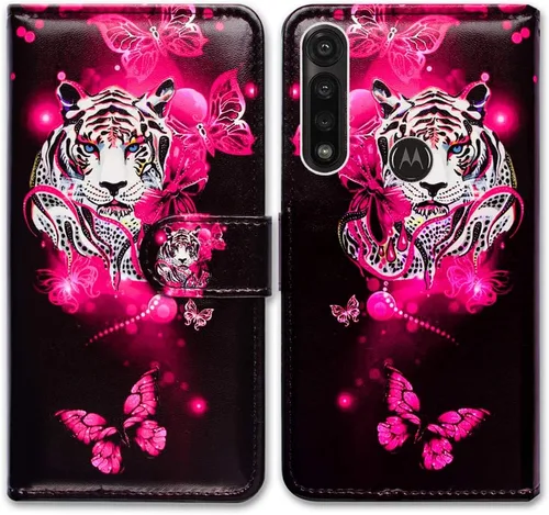 Miniatura 27 de Bcov Funda para Moto G Power 2020, Motorola G Power, funda de piel con tapa y soporte para ranura para tarjeta y soporte para Motorola Moto G Power