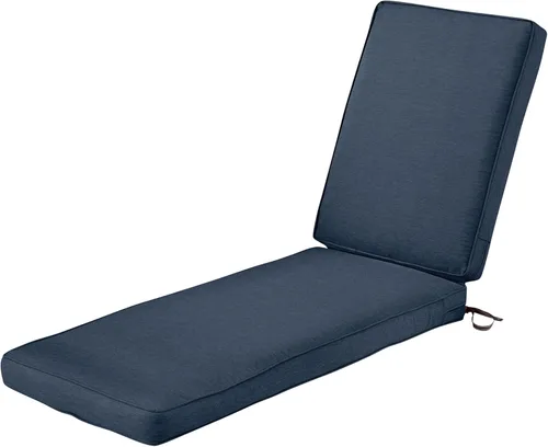 Miniatura 30 de Classic Accessories Montlake® FadeSafe® - Cojín resistente al agua para chaise longue de patio de 74 x 23 x 3 pulgadas, beige antiguo