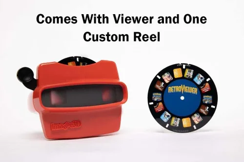 Miniatura 15 de IMAGE3D Retrovisor personalizado con carrete Reel Plus RetroViewer - para niños y adultos, juguetes clásicos, visor de diapositivas, retro, vintage