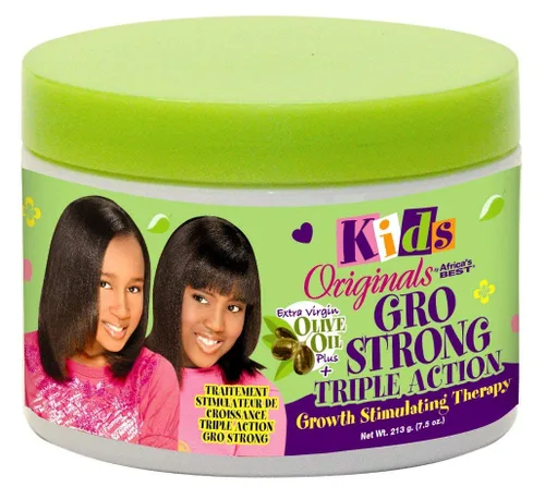 Miniatura 2 de Africas Best Kids Orig Gro Strong Therapy - Tarro de 7.5 onzas (7.5 fl oz)