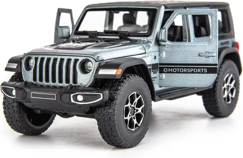 Miniatura 8 de WAKAKAC Compatible para 1/32 Wrangler Coche de Juguete de Aleación Fundido a Presión con tracción hacia atrás Modelo de Coche Coleccionable con Luz