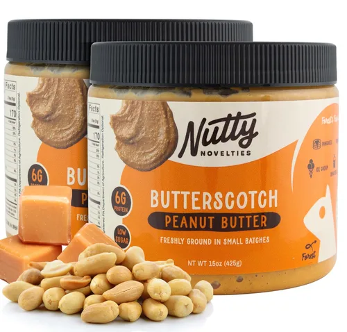 Miniatura 21 de Nutty Novelties Mantequilla de maní, alta en proteínas, baja en azúcar, mantequilla de maní saludable, mantequilla de maní completamente natural