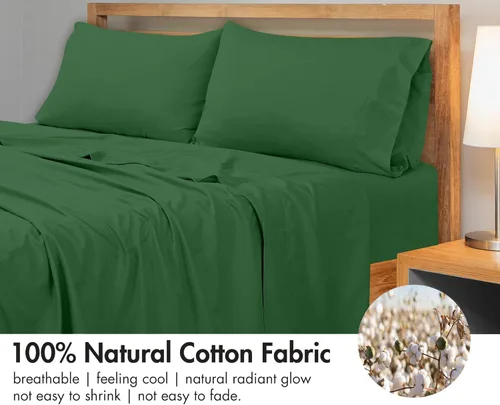 Miniatura 4 de Royale Linens Sábana encimera de 300 hilos de 100 % algodón peinado de fibras largas, súper suave, sábanas encimera, la sábana encimera