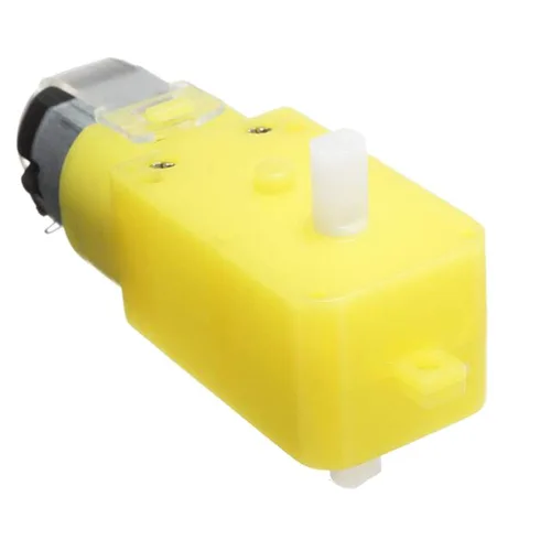 Miniatura 4 de Paquete de 2 motores de engranajes de doble eje CC 3V-6V, motor TT, fuerte interferencia magnética para robot inteligente automóvil, juguetes motor