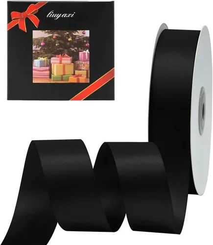 Miniatura 24 de LIUYAXI Cinta de Satén Dorada de Doble Cara 1/4" X 50 Yardas, Cintas Perfectas para Manualidades, Envoltura de Regalos, Fabricación de Lazos y Más