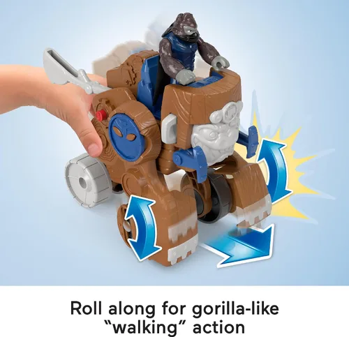 Miniatura 4 de Fisher-Price Imaginext - Juego de figuras de mono, catapulta de juguete preescolar con acción de lanzamiento para juegos de simulación a partir de 3