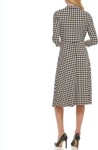 Miniatura 3 de Tommy Hilfiger Vestido midi ajustado y acampanado para mujer