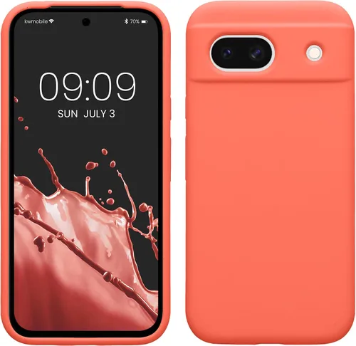 Miniatura 240 de kwmobile Funda Compatible con Google Pixel 6 Pro - Funda de Teléfono de Silicona TPU con Acabado Suave - Azul Caribe