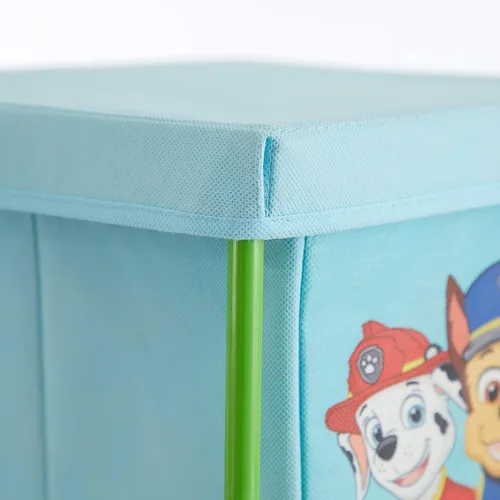 Miniatura 6 de Nickelodeon Paw Patrol - Organizador de almacenamiento de tela de 3 niveles con 3 cubos y tapa, contenedores de almacenamiento de juguetes