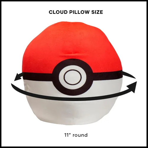 Miniatura 5 de Almohada de felpa en forma de nube ultra suave Northwest, almohada de felpa inspirada en Pokeball para niños y niñas, almohada de dormitorio