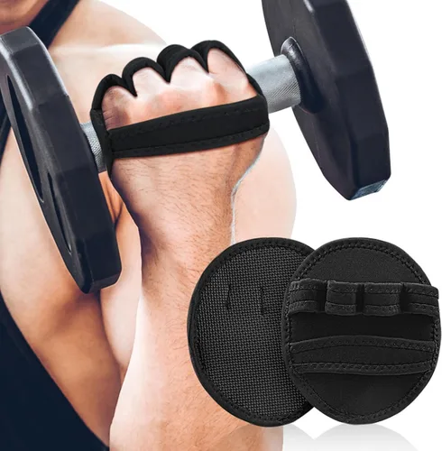 Miniatura 8 de Guantes de gimnasio para levantamiento de pesas, almohadilla de agarre de entrenamiento para hombre y mujer, fitness, levantamiento de pesas