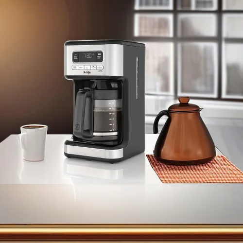 Miniatura 5 de Mr. Coffee - Cafetera programable de 14 tazas de acero inoxidable
